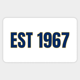 est 1967 Sticker